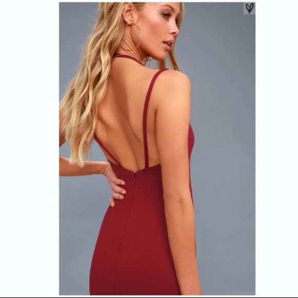 Lulus SEXY Strappy Midi Bodycon Formal/Party Dress - Picture 3 of 7